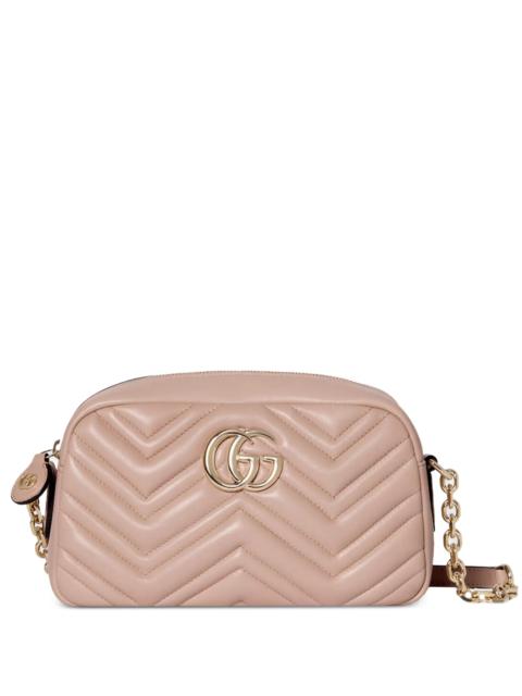 GUCCI Gucci Small GG Marmont Chevron Shoulder Bag
