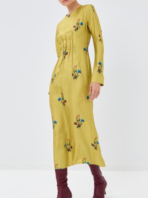 Marni Silk Long Sleeve Dress