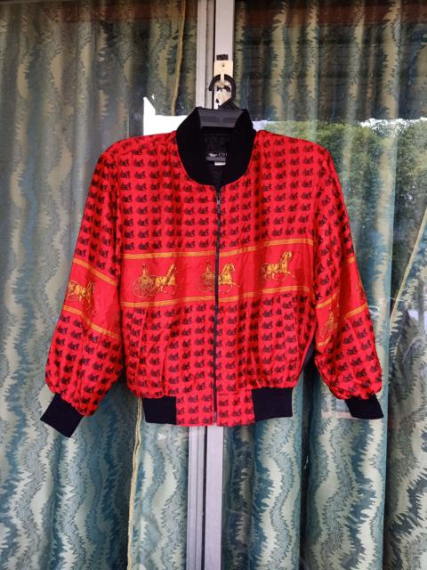 Other Designers Japanese Brand - Vintage Hermes Art Horses Inspired Bombers Jacket