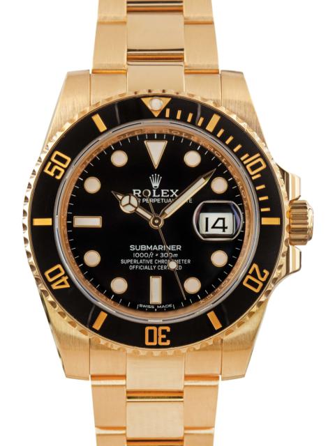 Rolex Submariner ref 116618 Black Dial