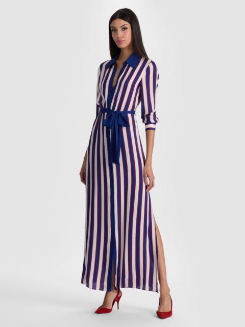 Alice + Olivia CHASSIDY MAXI SHIRT DRESS