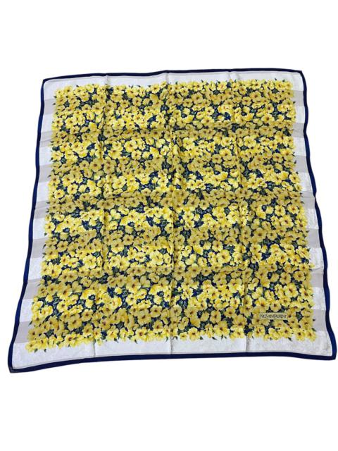 SAINT LAURENT ysl floral silk scarf