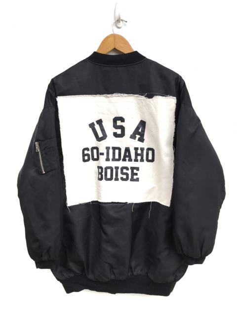 Other Designers Japanese Brand - MA-1 USA Go Idaho Boise Jacket Raf Simons Style