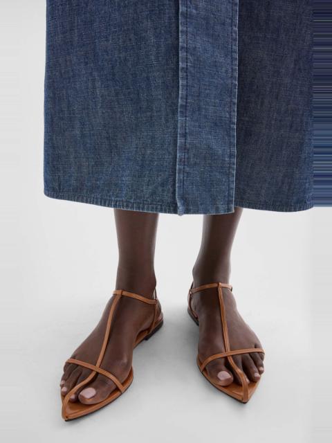 Jil Sander Cage Flat Sandal