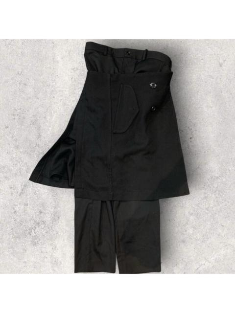 Comme Des Garçons Black CDG Skirt Wrap Pants
