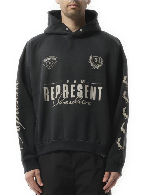 REPRESENT World Championship Hoodie in Stained Black