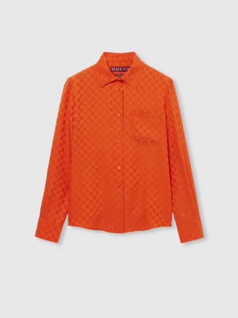 GUCCI GG silk jacquard shirt