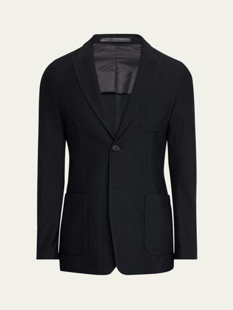 GIORGIO ARMANI Men's Rice Stitch Sport Coat