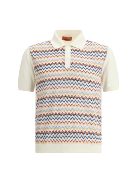 Missoni Men Short Sleeve Polo