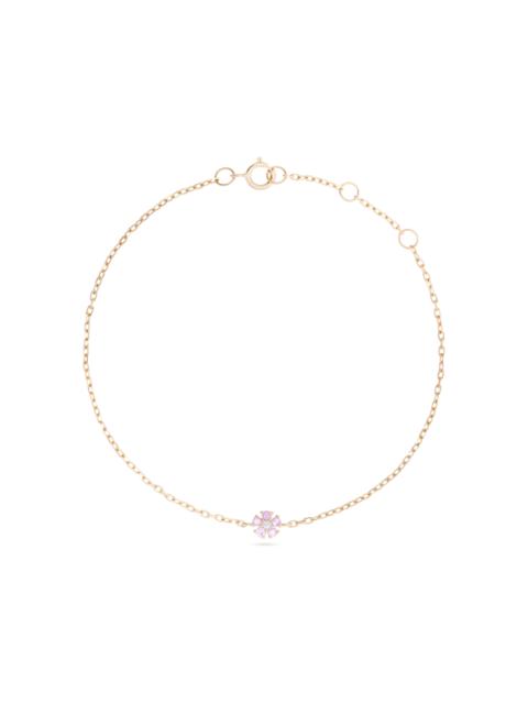STONE AND STRAND Pink Sapphire Flower Bracelet