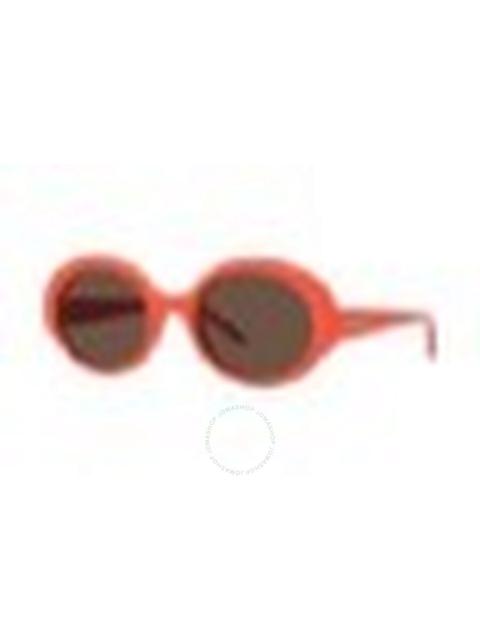 Loewe Loewe Brown Oval Ladies Sunglasses LW40135I 42E 52