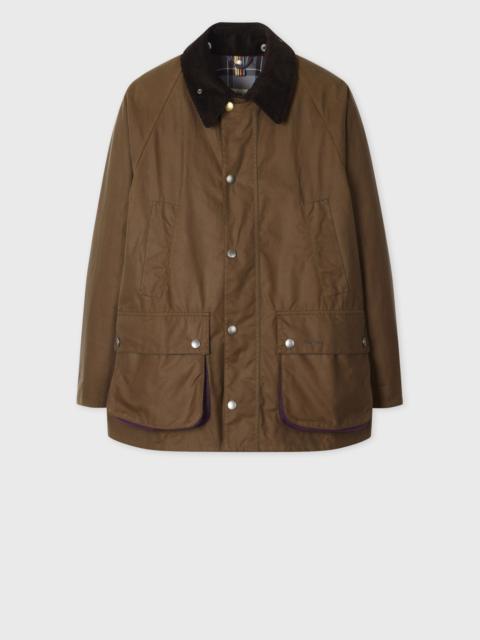 Paul Smith Paul Smith loves Barbour - Tan Oversized Bedale Wax Jacket