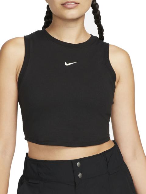 Nike Nike Women's Sportswear Chill Knit Tight Cropped Mini-Rib Tank Top