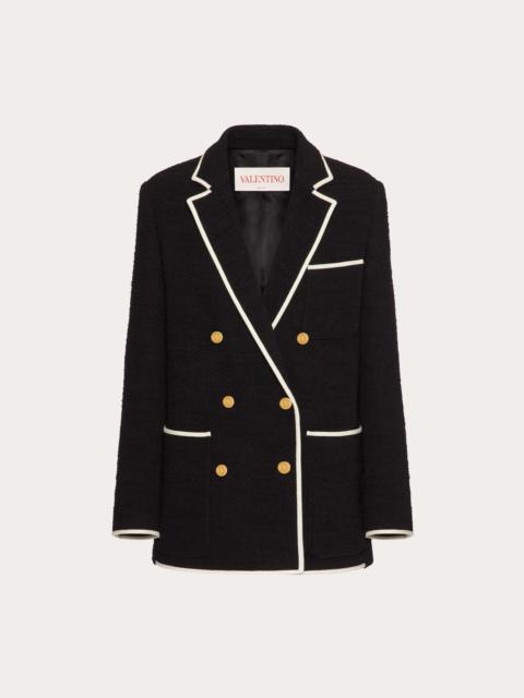 Valentino LIGHT WOOL TWEED BLAZER