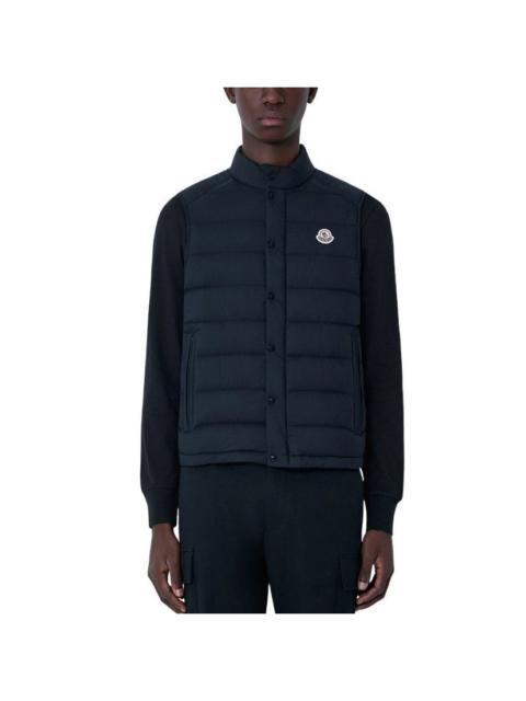 Moncler MONCLER Barthe $1295 Men's Black Down Vest New (Men's size:L