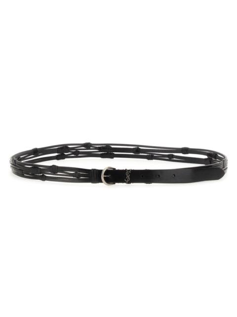 SAINT LAURENT Saint Laurent Men Croissant De Lune Belt