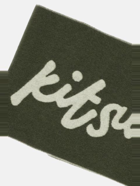Maison Kitsuné Scarf with print