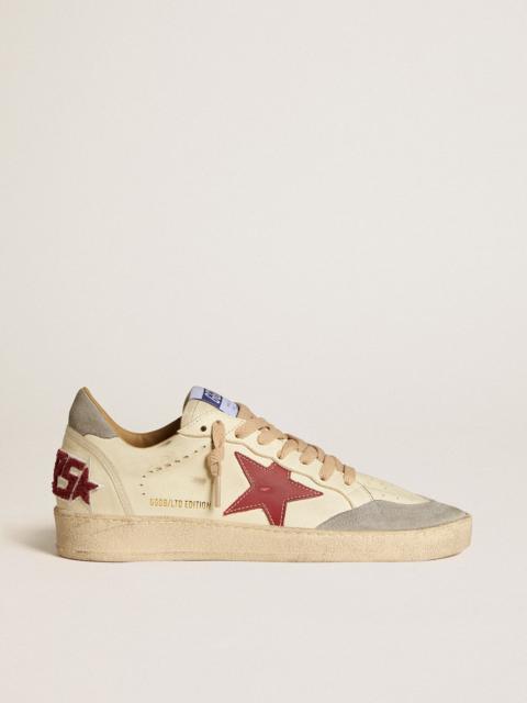 Golden Goose Women's Ball Star LTD in nappa with leather star and silver suede heel tab