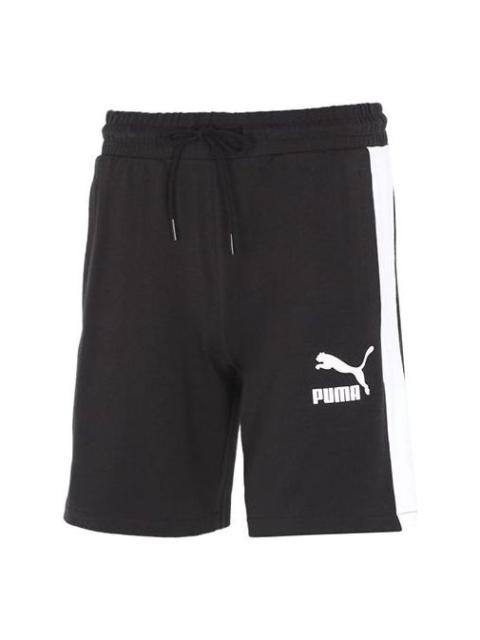 PUMA PUMA Casual Sports Breathable Lacing Shorts Black 531358-01