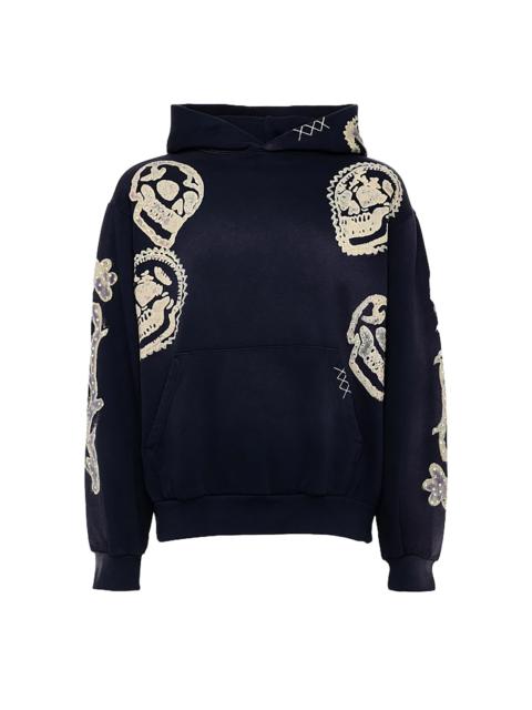 ALCHEMIST Skulled Hoodie "Black Plum"