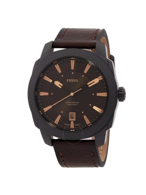 Other Designers Fossil Machine Quartz Brown Dial Men's Watch FS5972
