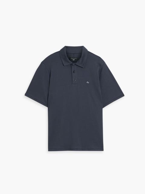 rag & bone Pima cotton-jersey polo shirt