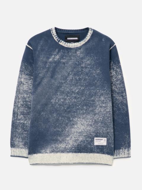 NEIGHBORHOOD PIGMENT BLEED CREWNECK SWEATER