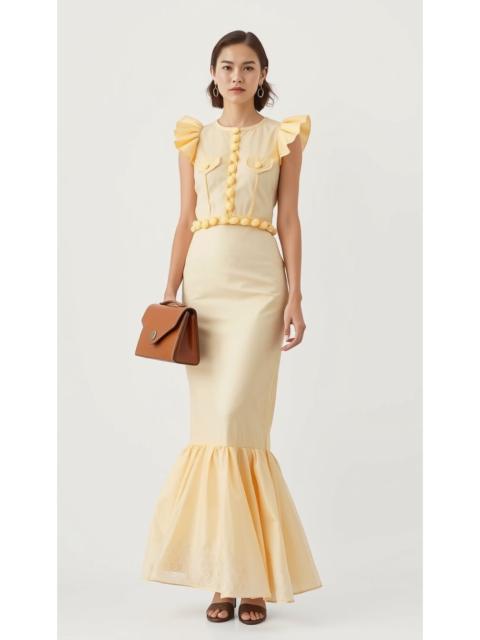 FILIPPA K Camel Cigar Colonial dress II