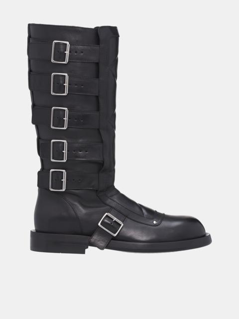 Jace Belted Biker Boots