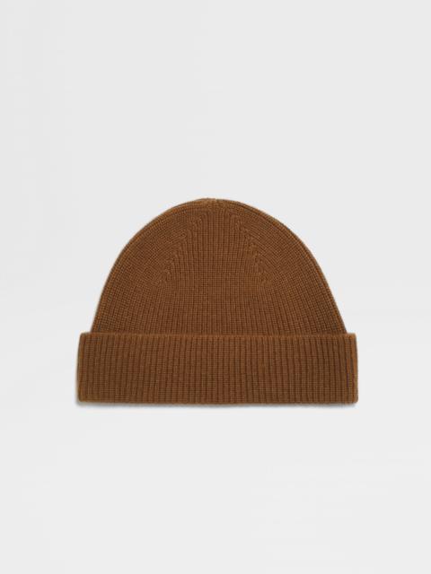 ZEGNA DARK FOLIAGE OASI CASHMERE BEANIE