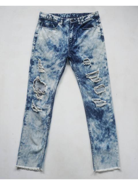 Other Designers Rare - RINGS Acid Wash Distressed Ripped Jeans
