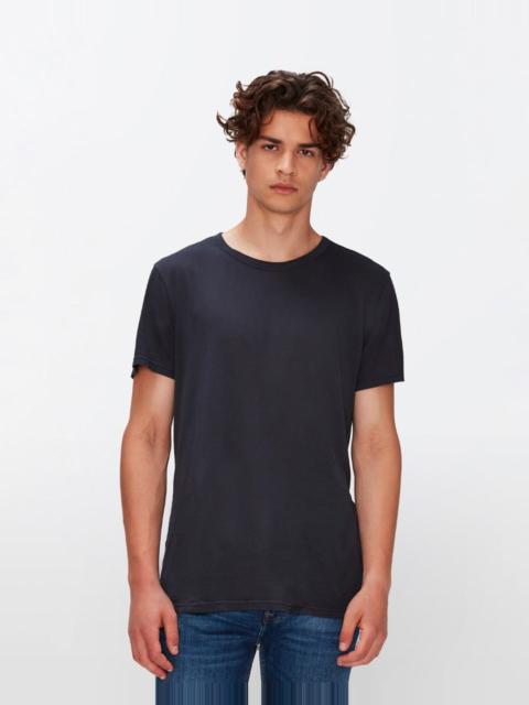 7 For All Mankind Featherweight Cotton Tee in Black