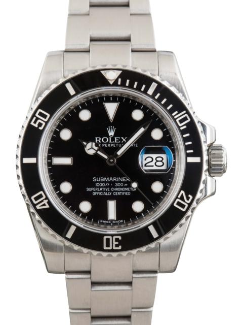 ROLEX Rolex Submariner Steel Oyster 116610 Black Dial