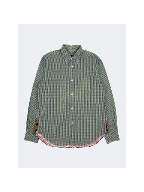Comme Des Garçons 2008 Button Down Gingham Long Sleeve
