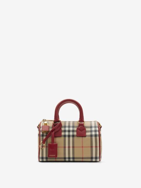Burberry Mini Check Bowling Bag