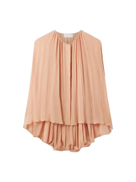 Stella McCartney Creponne Drape Crew Top