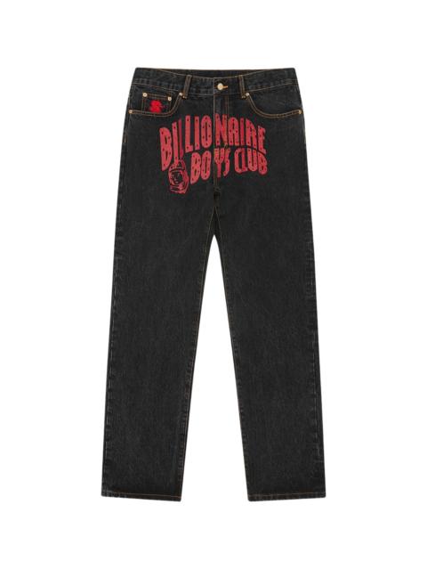 BILLIONAIRE BOYS CLUB ARCH LOGO GRAPHIC JEANS