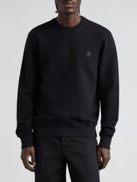 Golden Goose Archibald Star Cotton Crewneck Sweatshirt