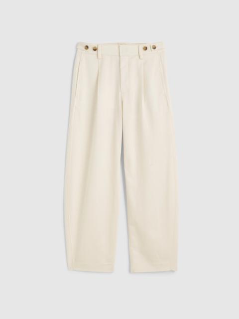Madewell The Barrel-Leg Pant in Drapey Twill