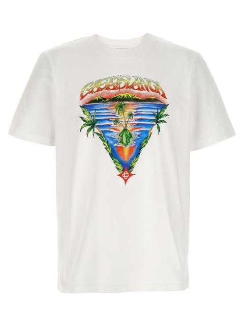 CASABLANCA Casablanca Men 'Innocence Triangle' T-Shirt