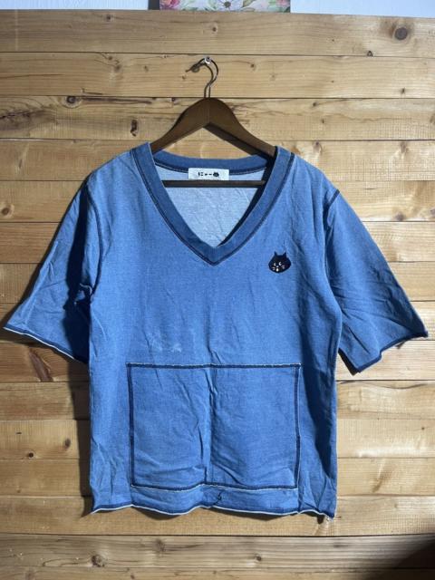 ISSEY MIYAKE Vintage ne-net by issey miyake v neck tshirt