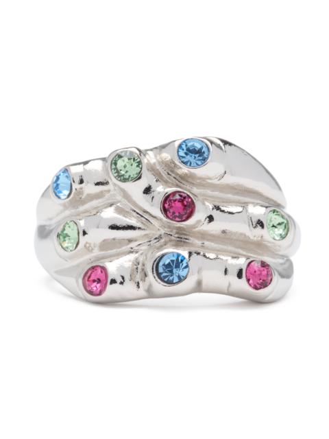 Collina Strada SILVER MULTI STACKED RING
