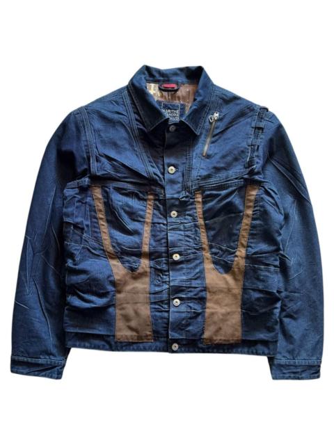 Other Designers Marithe + Francois Girbaud - Archive Marithe Francois Girbaud Panelled Robot Jean Jacket