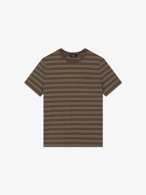 A.P.C. STRIPED T-SHIRT