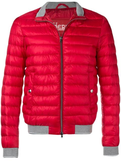 Herno quilted high neck jacket