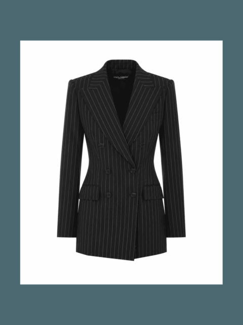 Dolce & Gabbana Dolce&Gabbana Women Double Breasted Striped Jacket