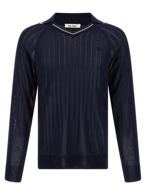 Wales Bonner Men 'Roots Polo Shirt' Sweater