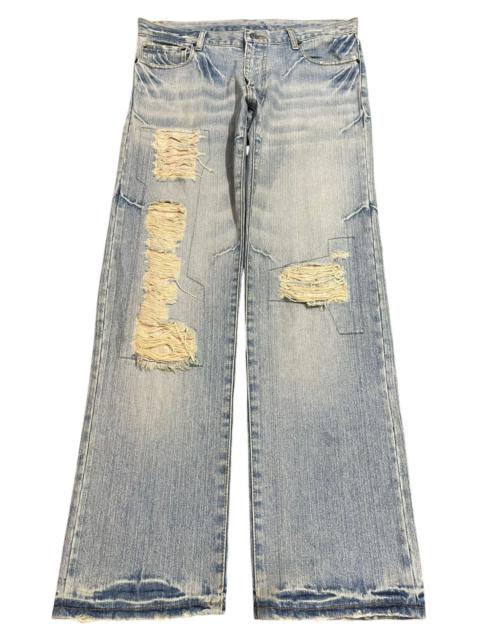 Other Designers Streetwear - Vintage Japanese Brand Destroy Distressed Style Baggy Jeans