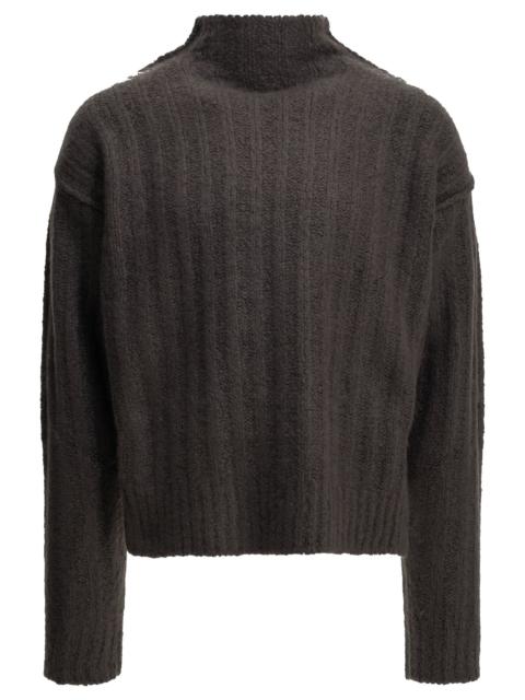 Rick Owens Rick Owens Cashmere Silk Turtleneck Sweater Grey