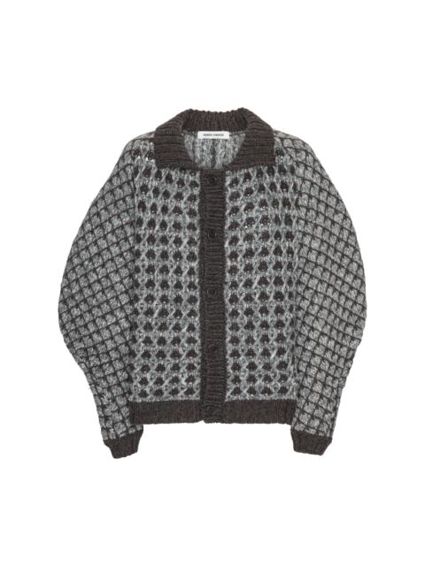 HENRIK VIBSKOV KIMCHI CARDIGAN - BROWN PARTY BUBBLE